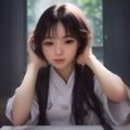 用户支持主管陈思琪的职业头像照片，微笑的女性，背景是客服工位，表情亲切友好
